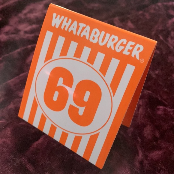 Whataburger Table Tent #69 - Picture 3 of 3
